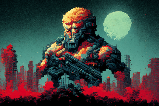Pixeled Destroyer, Print