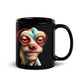 Graveyard Shift, Black Glossy Mug
