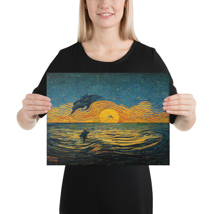 Van Gogh Sunset, Canvas