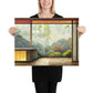 Japanese Mountain House, Canvas
