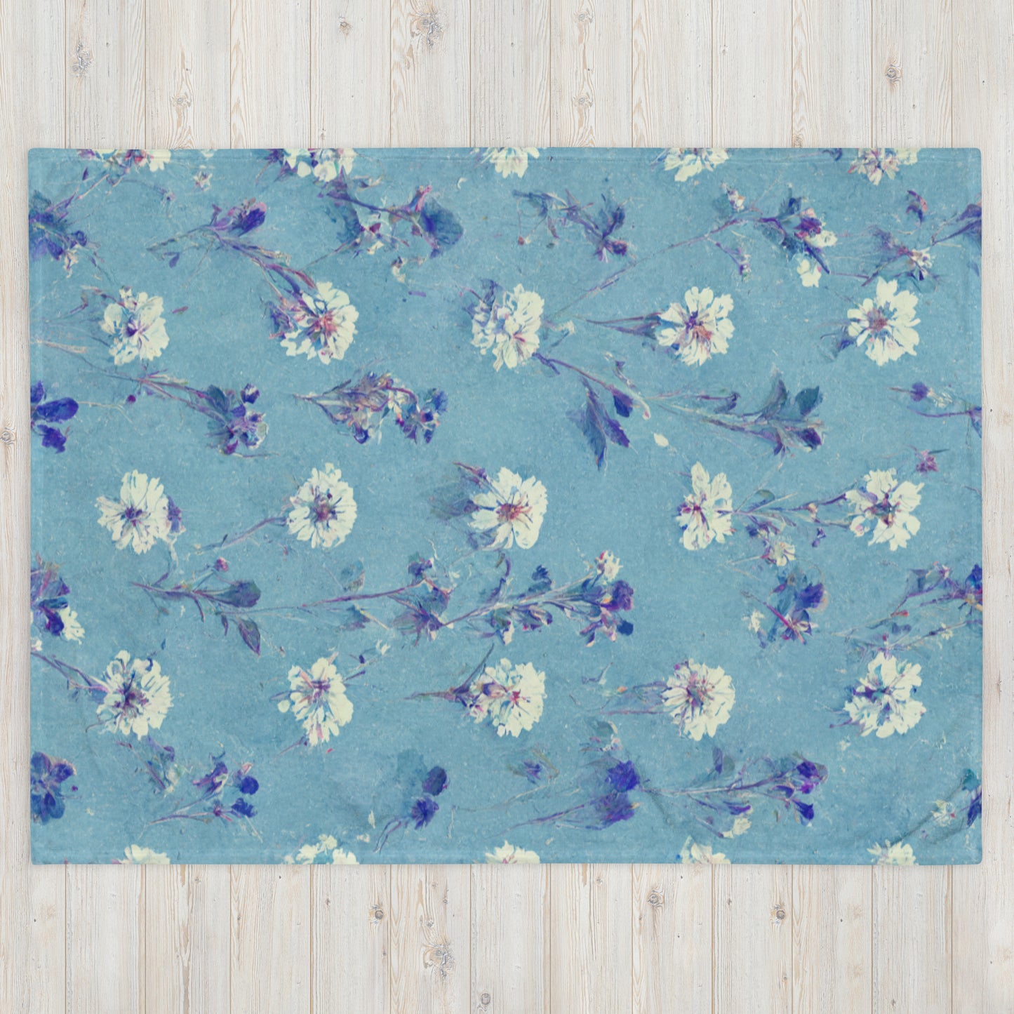 Wildflower Sky, Throw Blanket